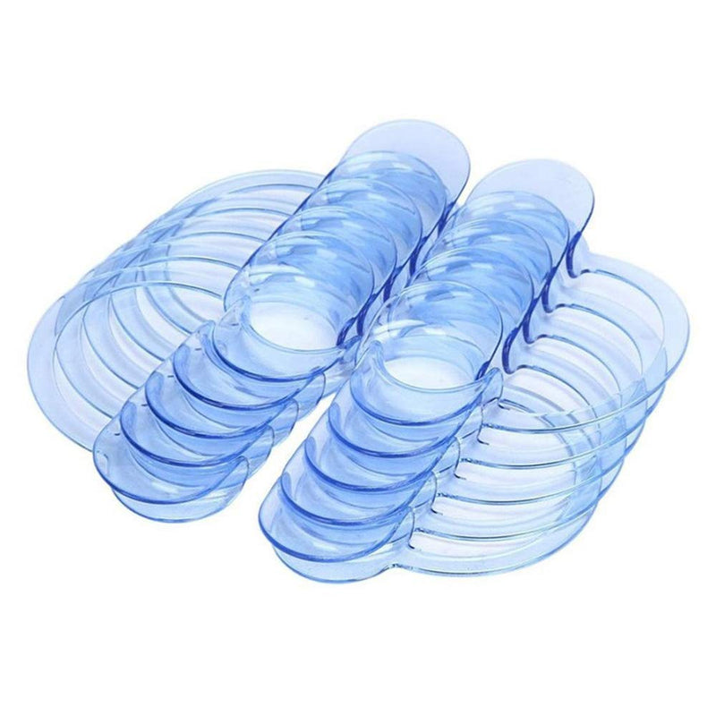 Lezed Cheek Holder Mouth Opener Mouth Angle Holder Intraoral Dental C Shape Blue Mouth Opener Tools for Mouth Opener Challenge Dental C-Shape Mouth Opener for Dental Care and Party Game Pack of 20 (Blue Large)