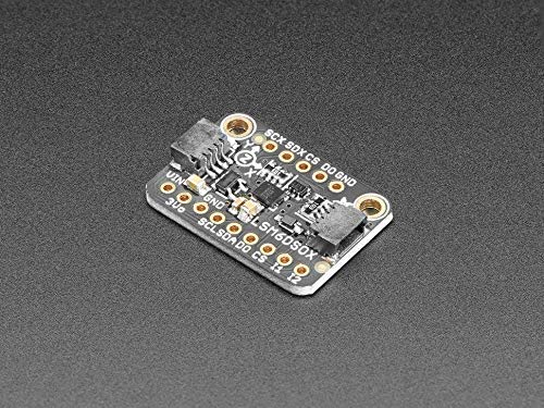 Adafruit LSM6DSOX 6 DoF Accelerometer and Gyroscope (STEMMA QT/Qwiic), 4438
