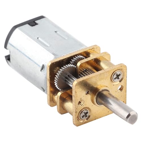 Gear Motor DC 3V with Metal Gearbox - Low Noise Design, High Quality and Robust, Reliable for Versatile Applications, 15-1000 rpm