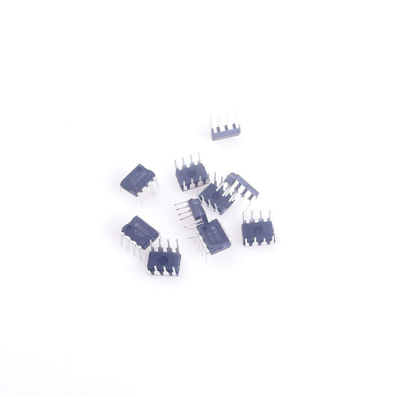 NE555P DIP8 Single Bipolar Timer IC NE555 Chip (Pack of 10)