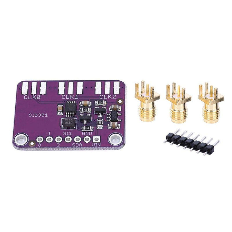 Clock Generator Breakout Board, CJMCU-5351 Si5351A clock splitter Signal generator Electronic component 8KHz-160MHz Clock generators
