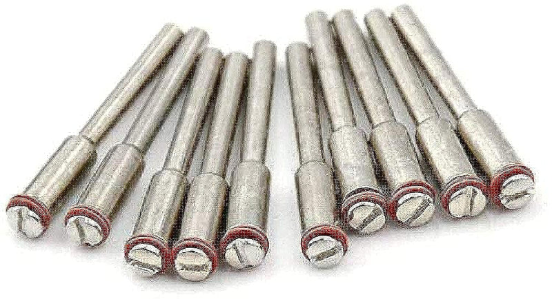 [Australia - AusPower] - 10pcs 2.35mm/3mm Shank Mandrel Spindle Shaft Wheel for Dremel Cutting Disc Holder Rotary Tool 