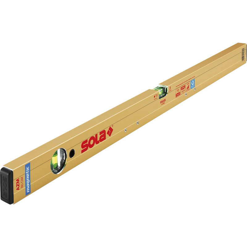 [Australia - AusPower] - Sola Azm 30 Magnetic Spirit Level 30 cm Strong Hold Thanks to Neodymium Magnets Spirit Level with Magnet 30 cm Patented Sola-Focus Dragonfly 