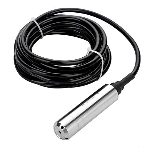 [Australia - AusPower] - Fafeicy 4-20mA Drop Sensor, DC24V TL231 Stainless Steel Liquid Level Sensor, for Detection of Range of 0-5m, 6m Cable Length, 10 x 2.8 cm Probe Size, 0.2 Measuring Accuracy 