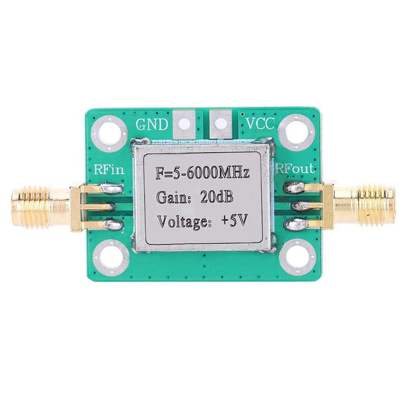 [Australia - AusPower] - RF Power Amplifier, 5M-6GHz 20dB Low Gain Ultra Broadband Amplifier Signal Module LNA Board Module for FM Radio Walkie Talkie Wifi 