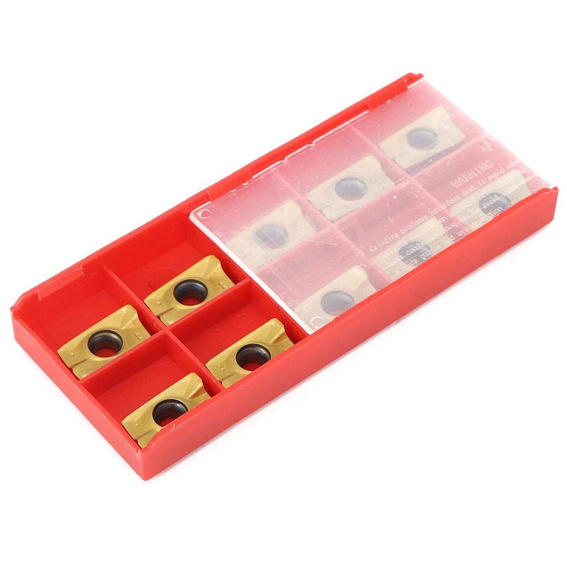 [Australia - AusPower] - 10 PCS Carbide Inserts, 15-50 HRC Hardness APMT1604 Milling Inserts, Carbide Lathe Inserts, Carbide Reversible Inserts 
