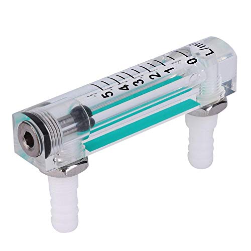 Flowmeter, Air Flow Meter 1~5LPM Oxygen Carbon Dioxide Measuring Flow Meter