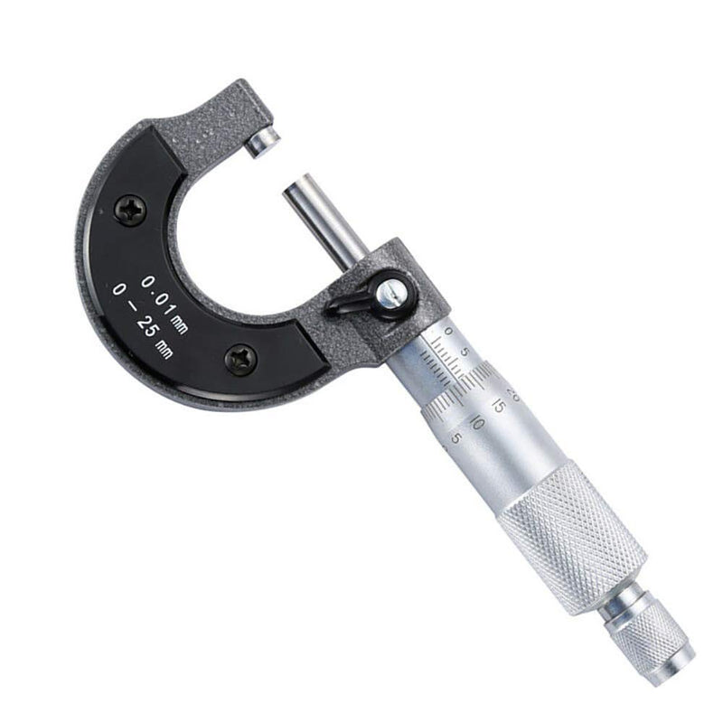 [Australia - AusPower] - Micrometer Digital Outside Micrometer 0-25 mm High Precision Electronic Standard Outside Metric Micrometer Slider Length Measuring Tool for Mechanics 