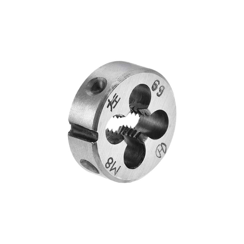 [Australia - AusPower] - sourcing map Metric Round Die Machines Left Hand Thread Alloy Tool Steel M8 M8 x 1.25 