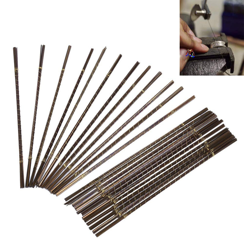 [Australia - AusPower] - ZJchao Pack of 144 High Carbon Steel Saw Blade Jewellery Saw Cutting Blades High Strength Saw Cutting Blades for Sawing Wood Plastic Foam Soft Metals (# 1) 