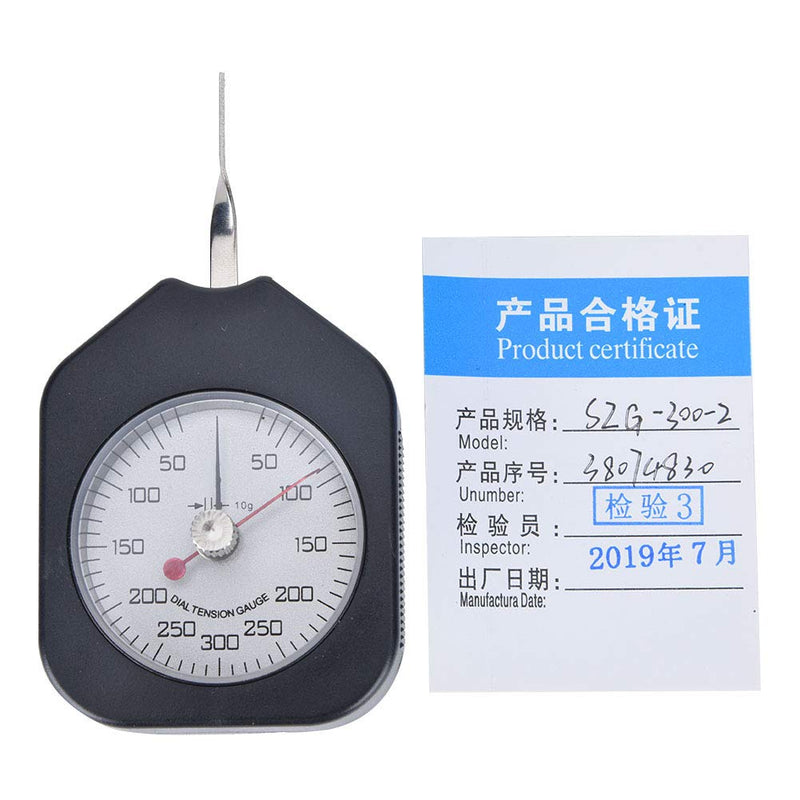 [Australia - AusPower] - SZG-300-2 Double Needle Dial Gauge Tensiometer Tensiometer Measuring Tool Plastic 