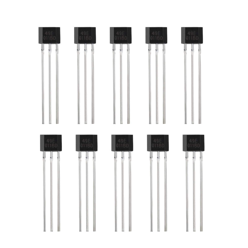 [Australia - AusPower] - OTOTEC 10 x 49E OH49E S49E SS49E TO-92 Linearer Halleneffekt-Sensoren Magnetdetektor 3 Pins empfindlicher Schalter Sensor für Elektrofahrzeuge Motorreparaturanwendungen 