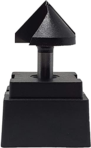 jjw-germany HW HM Router Bits, Set of 6 for Table or Hand Router, Shank 8.0 x 32 mm, 6 out of 50 Carbide - Milling Cutters, Freely Selectable NR35-HM-V-Nutfräser Z 2 D= 22,0mm / 90 Grad