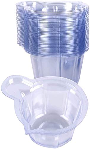 Urine Cups Pack of 100 Urine Sample Cups Transparent Urine Cups for Ovulation Test, Pregnancy Test pH Test