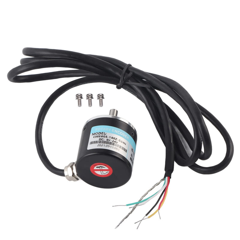 ABZ Three-Phase Encoder, Photoelectric Encoder, DC 5-24 V, 3000-6000 rpm, Full Wave Encoder for Car Engineering (100 Hz), Encoders