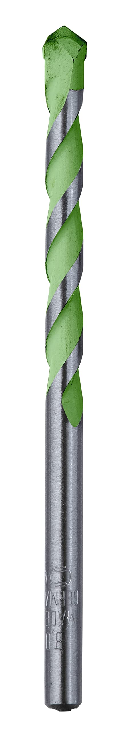 kwb Hardcut Granite Drill Bit Diameter 6 mm with Carbide Special Blade, Asymmetrical, High-Temperature Brazed Carbide Plate, Optimal Drill Dust Transport and Round Shank, Extremely Durable, According to ⌀ 6 mm