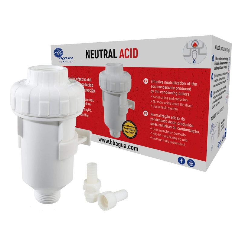 [Australia - AusPower] - Neutral Acid Filter Neutralises the acid condensate generated by the boiler, prolongs life and reduces maintenance. Easy cleaning and maintenance. Bbagua. 