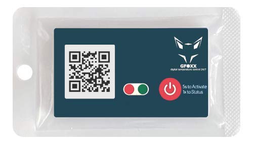 Bluetooth Data Logger Thermometer - 380 Days Running Time, 0°C to +60°C - Automatic Temperature Lists - HACCP Compliant - Digital Hygiene Documentation via App with Alarm Function