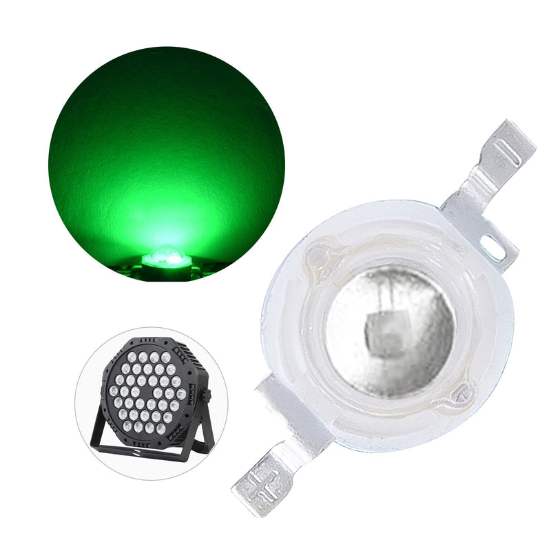 (20 Pack) 1W Green LED Beads, LED Chip, LED Lamp for LED Stage Lights
