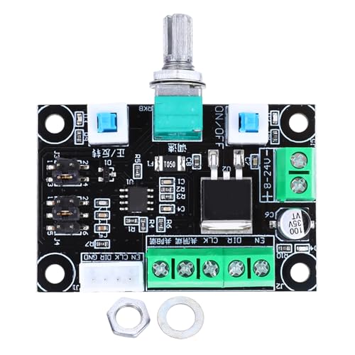 Stepper Motor Drive Controller with Precise Speed Control and Bi-Directional Control, Speed Control Card for Stepper Motors