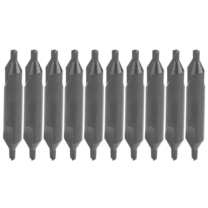 [Australia - AusPower] - 10pcs 3mm Pilot Drill Bit HSS Type A Pilot Drill Bit Industrial Processing Tool for Milling Machines Positioning Tools 