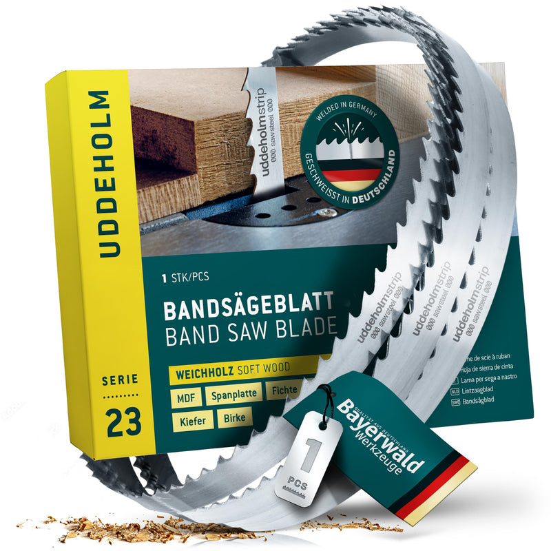 [Australia - AusPower] - Bayerwald Uddeholm Band Saw Blade - 2240 x 15 x 0.5 x 6 / for All Standard Wood Types / Saw Band Suitable for Scheppach hbs 300 2240 x 15 x 0.5 x 6 ZAB (Uddeholm) 