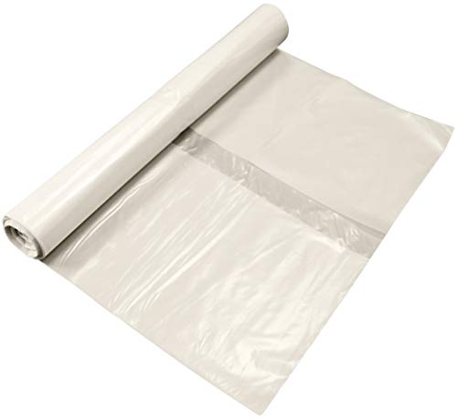 Home>it Extra Strong LDPE Waste Bags, Transparent, 870 x 1360 mm, 240 Litres, 10 per Roll - Ideal for Demanding Disposal Tasks White 1 pc (pack of 1)
