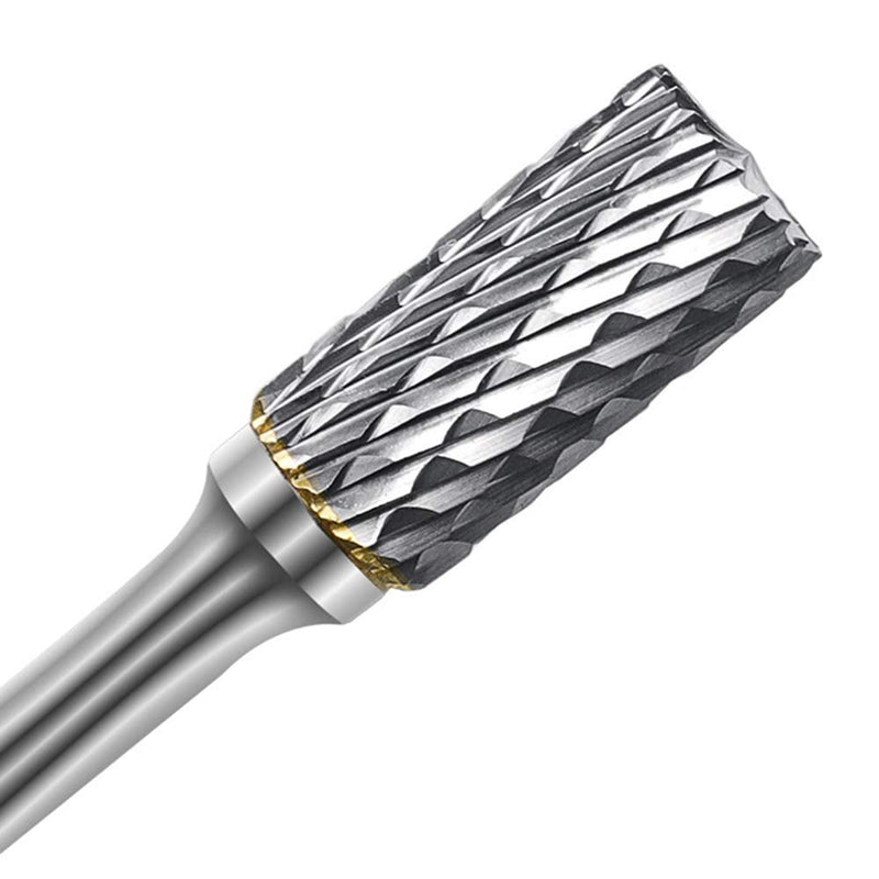 [Australia - AusPower] - ASNOMY 1 Piece Tungsten Steel Carbide Cutter Set with Rotary Head for Grinding Files 6 x 12 mm for Drilling Metal Polishing - A A-Typ 