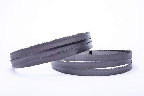 [Australia - AusPower] - Set of 2 Encut high-performance bandsaw blades 1435 x 13 x 0.65 mm, 8-12 teeth per inch, bi-metal M42 saw band suitable e.g. for Güde MBS 125V, Holzmann BS 125 M 