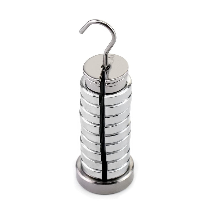 [Australia - AusPower] - QWORK Slotted Weight Set, 13 Weights with Hanger and Case 1 Set 