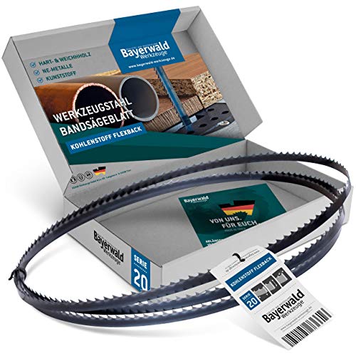 Bayerwald Tool Steel Band Saw Blade - 1790 x 13 x 0.36 x 6 / Wood, Non-ferrous Metals, Plastic, Thin Sheets/Saw Band Suitable for Holzstar etc. 1790 x 13 x 0.36 x 6 ZpZ / 4mm ZAB(Werkzeugstahl)