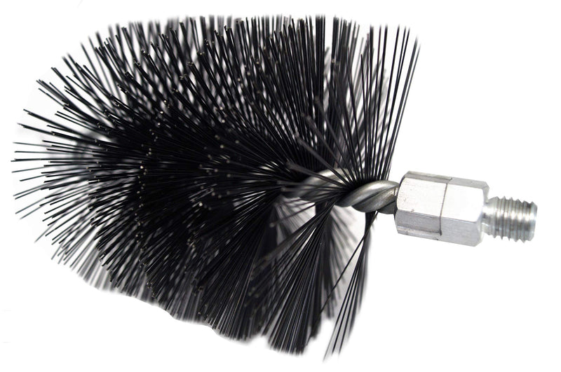 [Australia - AusPower] - FIREFIX 2036/3 Steel Wire Stove Pipe Brush with M12 Male Thread, 82mm Diameter 