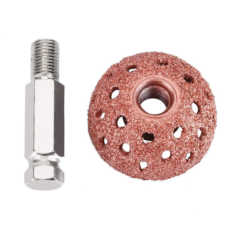[Australia - AusPower] - Car Accessory 38 mm Tyre Repair Grinding Head Polishing Disc with Connecting Rod 