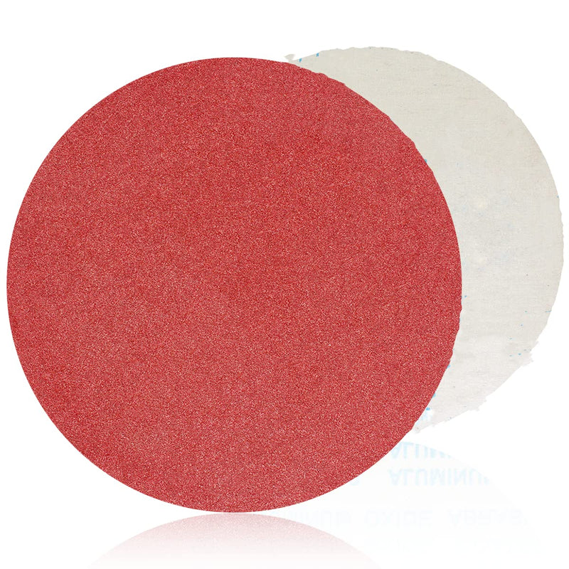 [Australia - AusPower] - Self-Adhesive Sandpaper / 251 mm (10 Inch) High-Quality Aluminium Oxide Abrasive. Suitable for Wood, Furniture, Metal Surface Treatment-FEIHU (Pack of 8) 