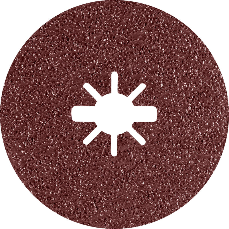 [Australia - AusPower] - Bosch 5 x Expert R781 Prism Ceramic X-LOCK Fibre Discs (for Steel, Stainless Steel Sheets, Diameter 125 mm, Grit 36, Professional Accessories, Small Angle Grinder) Ø 125 mm Pack of 5 