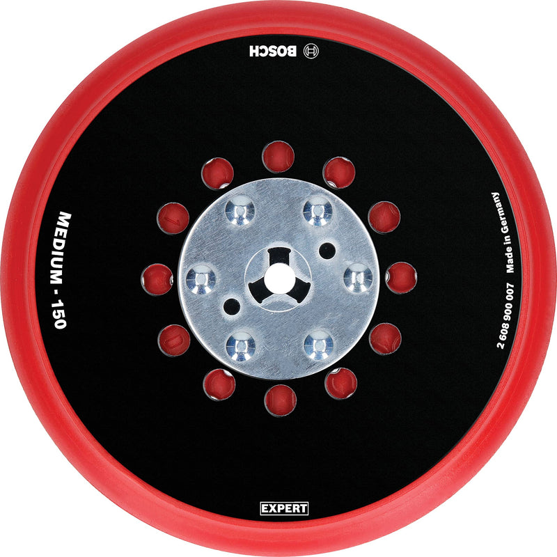 [Australia - AusPower] - Bosch 1 x Expert Multihole (Multi-Hole) Universal Support Plate, 150 mm (Diameter 150 mm, Professional Accessories Random Orbital Sander) 2-Ø 150 mm Diameter: 150 mm 