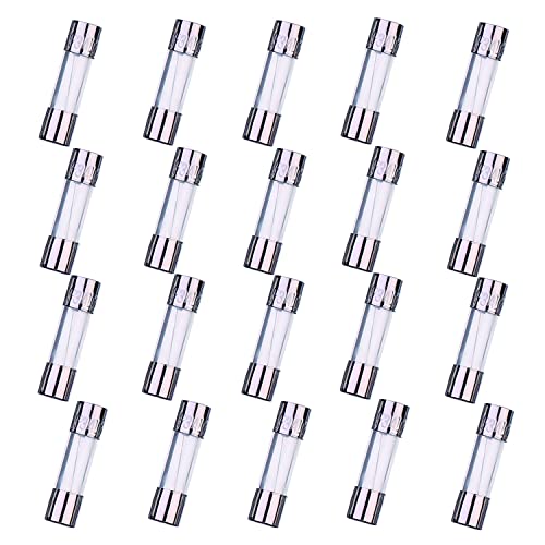 F3AL250V Pack of 20 5 x 20 mm Fast Glass Fuse 3A 250V 0.2 x 0.78 Inch Time Delayed Fuse (Pack of 20) F3A