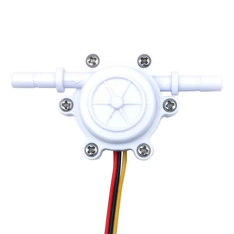 1/4" Hall Effect Water Flow Sensor Switch Flow Meter Meter Liquid Meter DC 5V 0.25-5L/min