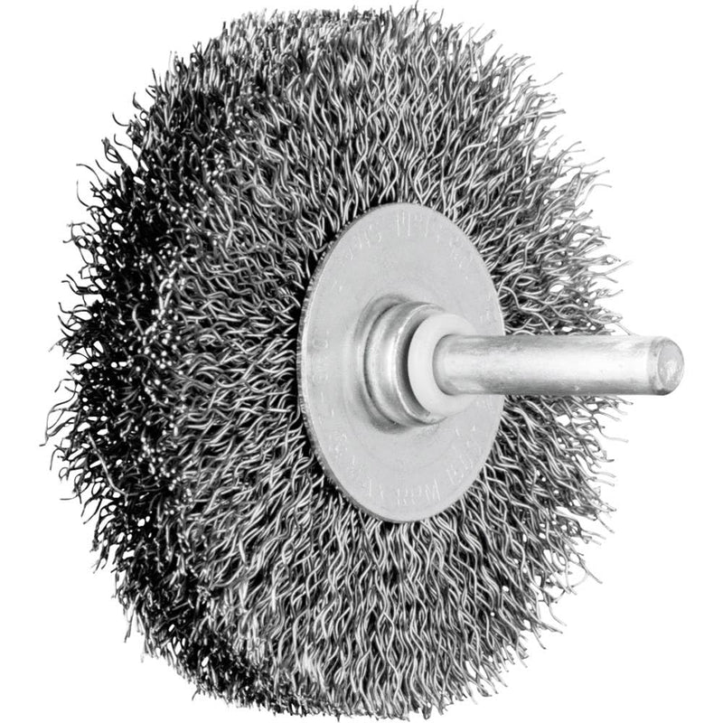 [Australia - AusPower] - PFERD Round Brush Untwisted RBU | Diameter 70 x 15 mm Shaft Diameter 6 mm Steel Wire Diameter 0.30 | 43198004 - for Straight Sanders, Drills, Bending Shafts Round brush with shaft 6 mm Ø 70 Unknotted; trimming material steel 0.30 mm 