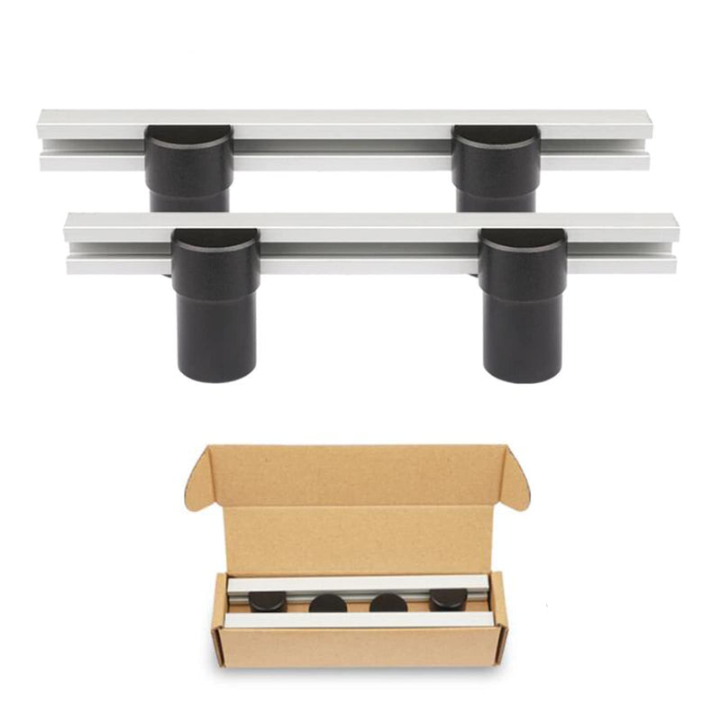 [Australia - AusPower] - Woodworking Table Workbench Auxiliary Tool, 2 Pieces DIY Positioning Bench Planer Stop Baffle 19/20mm Hole Planer Stop Bench Dogs Clamp Aluminium Alloy Workbench Table Accessories (20mm) 20 mm 