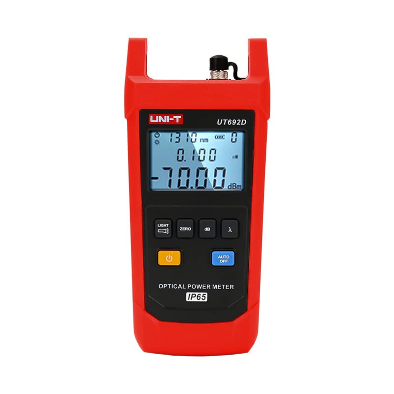 [Australia - AusPower] - UNI-T UT692D Fiber Optic Tool Optical Power Meter Visual Fault Locator -70-10dBm -50-26dBm 10mW FC/SC/ST Connector -70-+10 dBm 