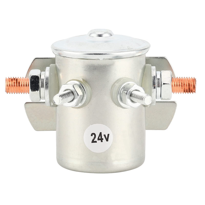 [Australia - AusPower] - Fafeicy 24VDC/200A Magnet, Normally Open Hydraulic Motor Starter Relay, Stainless Steel Car Replacement Starter Magnets, with Waterproof Protection Function 