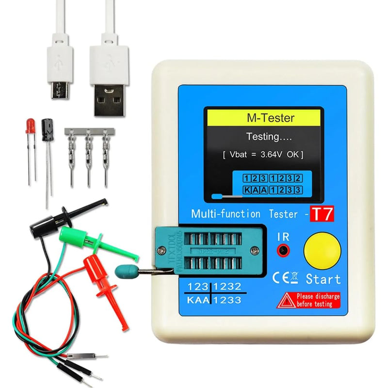 DollaTek Transistor Tester Multifunction TFT Diode Triode Capacity Tester LCR ESR NPN PNP MOSFET IR