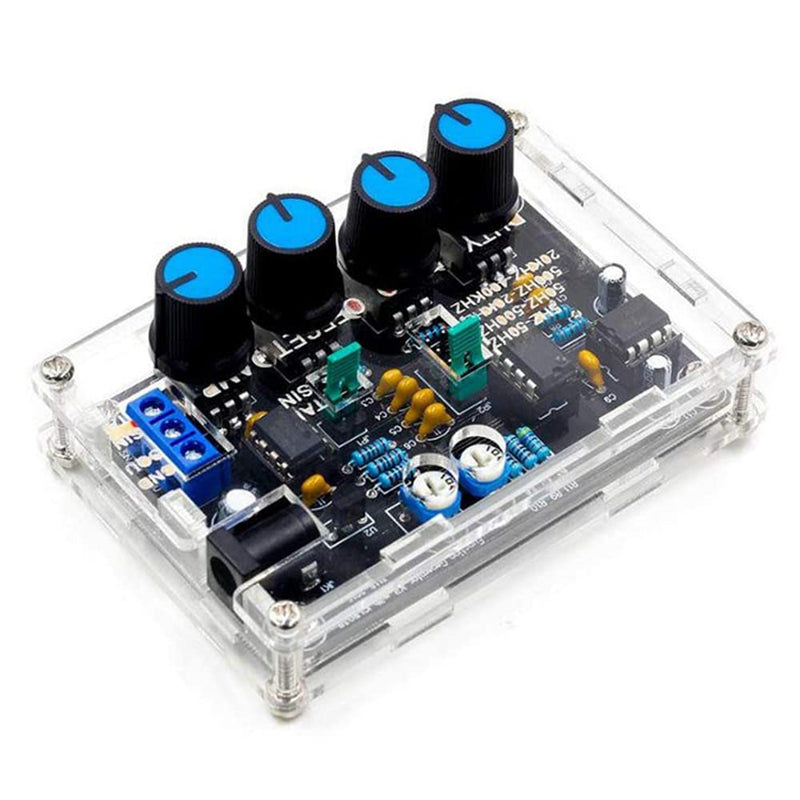 DollaTek ICL8038 High Precision Signal Generator DIY Sinuso?dal Triangle Square Sawtooth Output 5Hz ~ 400 kHz, Adjustable Frequency Amplitude