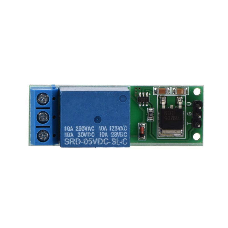 Io25b01 6-24V Trigger Latch Relay Bistable Self-Locking Low Pulse Trigger, Weight 15g/0.5oz