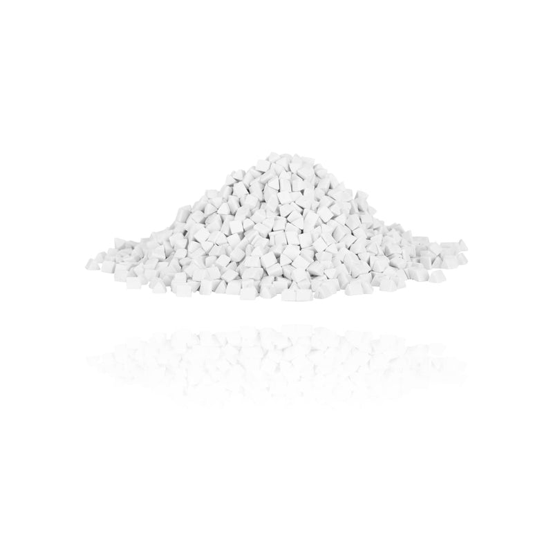 [Australia - AusPower] - 4 mm Ceramic Grinding Body, 500 g Polishing Granules Triangle Ceramic Filling Media Abrasive Polishing Ceramic Triangle Abrasive for Use in Vibrating Tumblers or Rotating Tumblers 