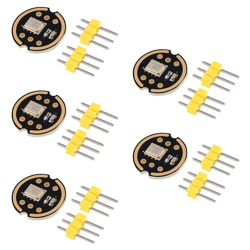 AITRIP 5pcs INMP441 Omnidirectional Microphone Module I2S Interface MEMS High Precision Low Power Compatible with ESP32