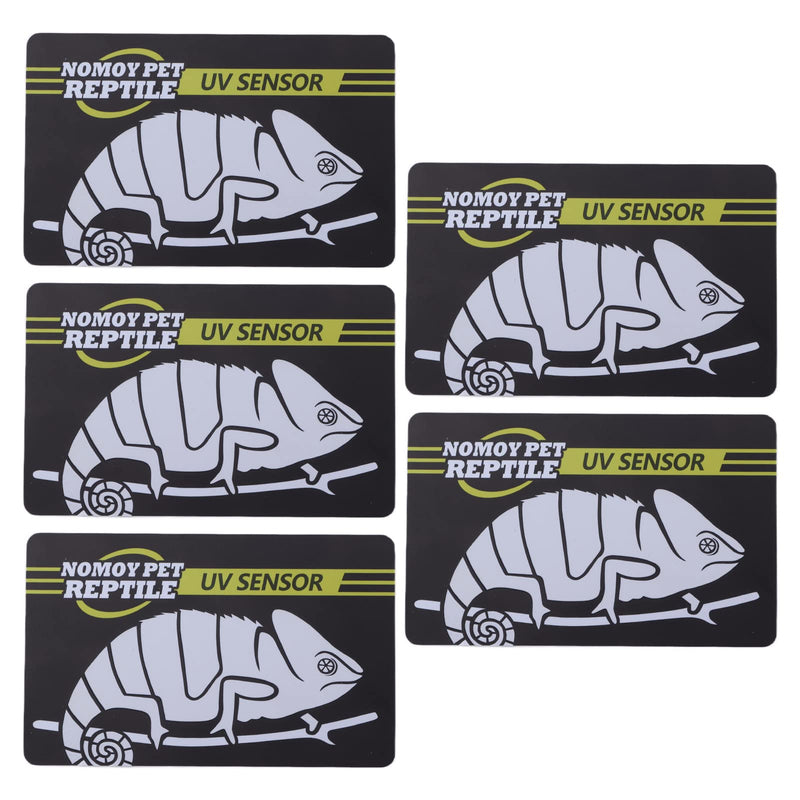 [Australia - AusPower] - UVB Quick Test Sensor, Reusable Crawl Pet UV Test Card, Quick Detection, UVC UV Test Card, Test Strip Cards Light for Reptile UV Tests, Reptile Bulb/Light/Lamp 