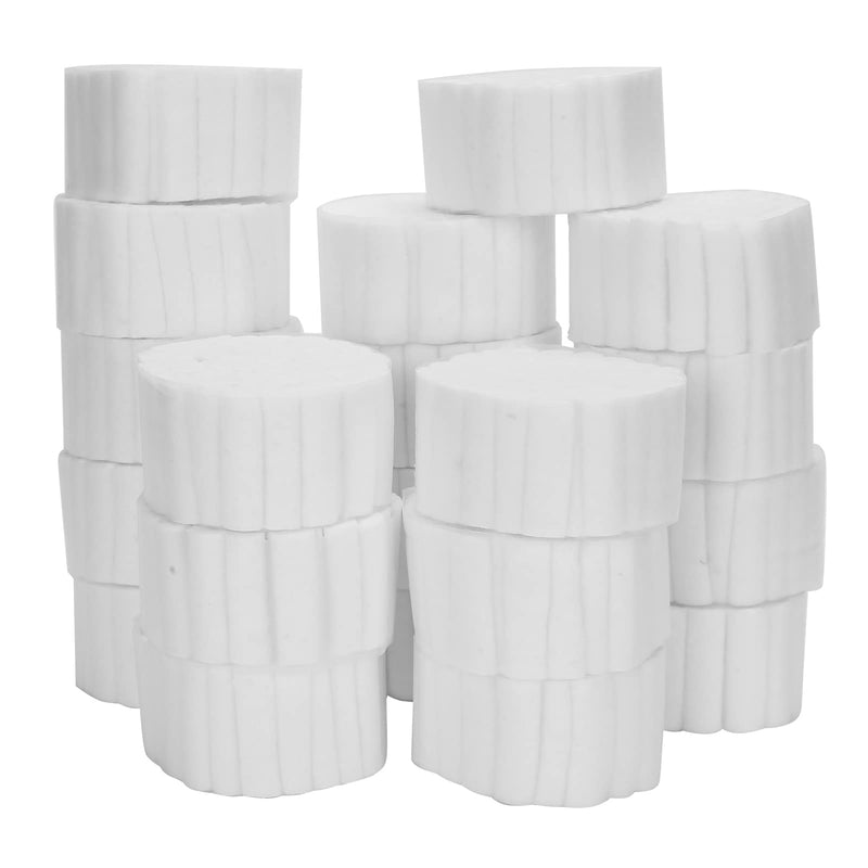 [Australia - AusPower] - 100 x Gauze Rolls, Cotton Pads for Dentists, Rolled Cotton Balls, Natural Cotton Rolls, Highly Absorbent Cotton for Mouth and Nose 