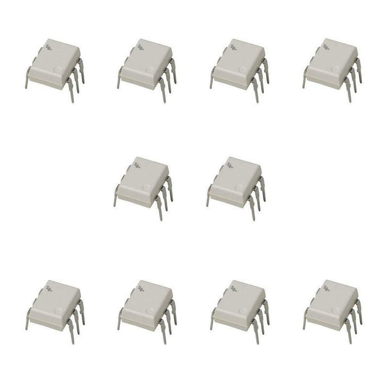 Pack of 10 optocouplers, MOC3021 / MOC3012